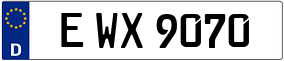 Truck License Plate